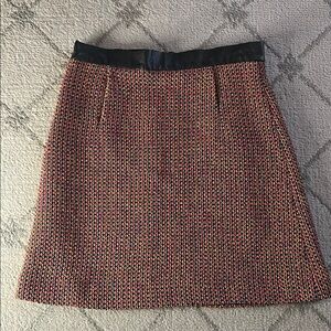 Sandro Paris Chic Multicolor Tweed Skirt